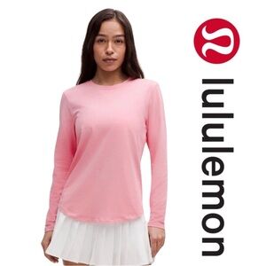 NWT | Lululemon | Love Long Sleeve Crew | Size 10 | Pink Tide